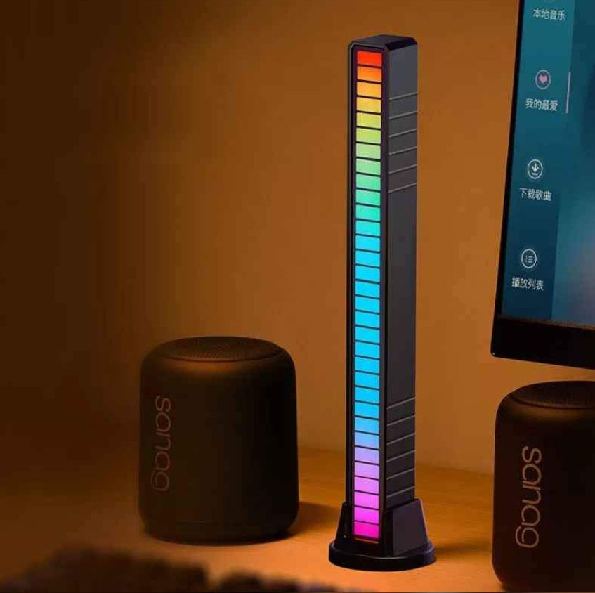 Barra Led RGB Rítmica Sonido Recargable Aplicación Smartphone